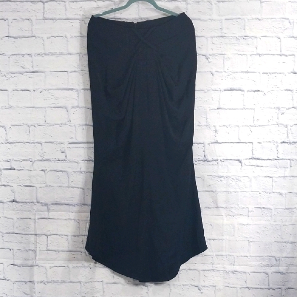 🔵BOGO FREE🔵 Vanessa Riley London Designer Black Maxi Skirt Sz 6